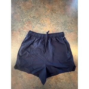DSG High-Rise Woven Shorts XS Black Nylon Womens Activewear